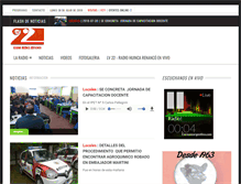 Tablet Screenshot of lv22.com.ar